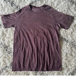 Lululemon Metal Vent Tech Short Sleeve Black Cherry / Black Cherry. Size large.